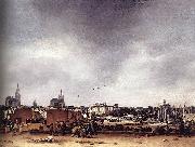 Egbert van der Poel View of Delft after painting
